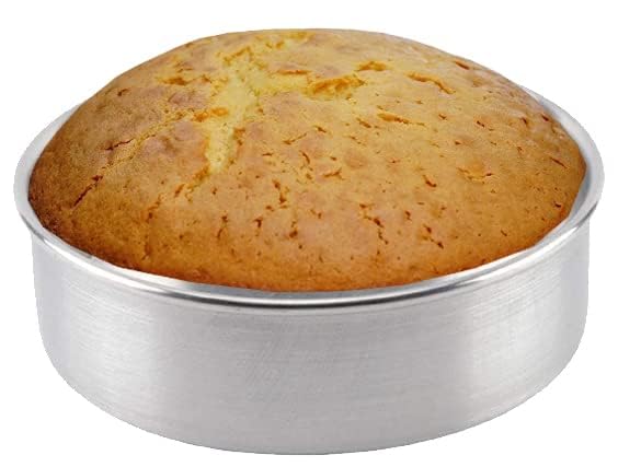 Image of BAJAJ VACCO Round Baking Grilling Auto Oven Silver - 15 Inches, 1000 Watt | Combo With Cake Moulds For Baking and Grilling | (COM-01)