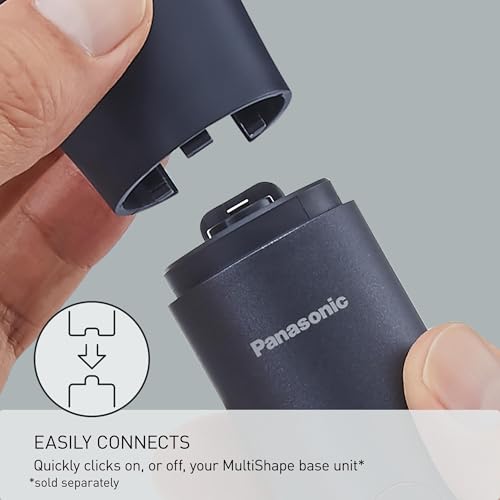 Panasonic MultiShape Facial Brush Head Attachment Kit, Includes 3 Brushes for Facial Exfoliation, Beard Cleansing, and Pore Cleansing, Add to MultiShape Grooming System - ER-CFB1-A - image 5