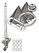American Shifter 349507 C6 Shifter Kit (8" E Brake Cable Clamp Trim Kit For C9A67), 1 Pack