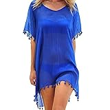 Vestido transparente de playa, perfecto recorte hace que sea agradable y transpirable a desgaste.