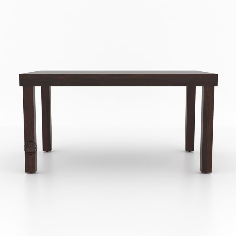 Image of VK Furniture Premium 6 Seater Dining Table Set for Home | Wooden Dining Set with Chairs | Modern Dining Furniture for Living Room & Kitchen | Stylish & Durable Dining Table (6 Seater) (Walnut Finish)