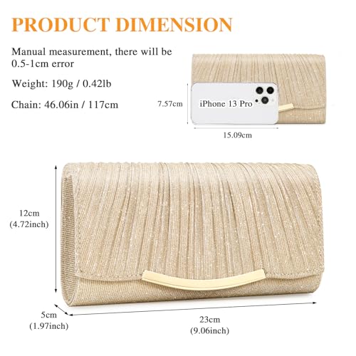 Image of UBAYMAX Evening Bag Clutch Purses for Women Lady Girl Handbags Crossbody Bag Wedding Bag for Prom Party Wedding Engagement | Wedding Bag