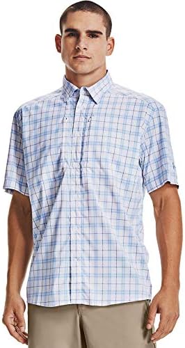 Under Armour Men's Tide Chaser 2.0 Plaid Fish Short-Sleeve T-Shirt , White (103)/Pure , XX-Large