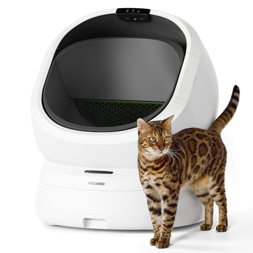 PETLIBRO Luma Automatic Litter Box with AI-Camera Waste Analysis, Auto Odor-Control Self Cleaning Cat Litter Box, Large Open-Top Smart Robot with Multi-Cats Recognition, App Control and Safety Sensors
