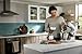 Kenwood Creaming Beater Chef AT501, Flexible Whisk Accessory for Cake Mixes and Toppings, Compatible with Kenwood Chef Kitchen Machine, Dishwasher Safe, Black