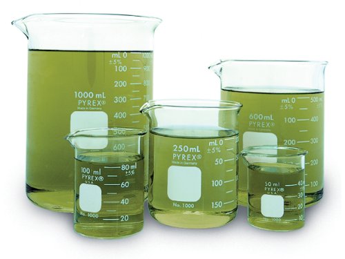 Corning Pyrex 1000 Griffin Low Form Glass Beaker Set With Magnetic Stir Bar 3 Sizes 50ml 100ml 250ml Amazon Com Industrial Scientific