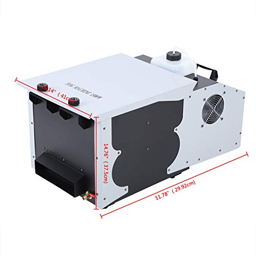 Ridgeyard Smoke Fog Machine Dmx 512 Wireless Remote Control Stage Ground Fogger For Wedding Disco Party Show (Low Laying) #TOP1