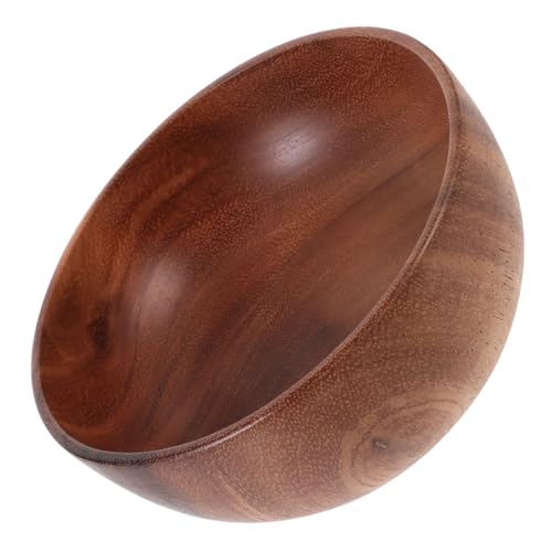 Lurrose 相思木碗 製 木製サラダボウル 軽量耐久性 小鉢兼用 多用途フルーツ スープ用 食洗機対応おしゃれ食器 家用業務用