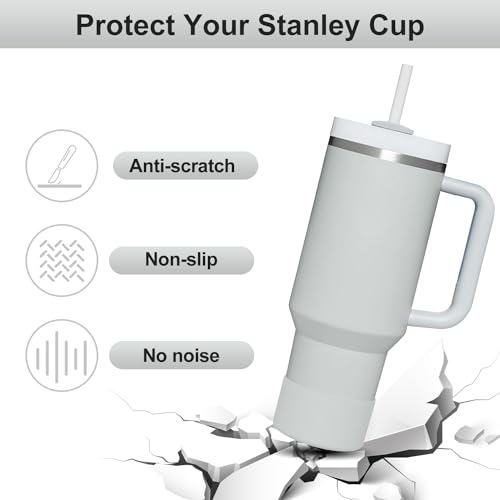 Image of Affute Protective Silicone Boot for Stanley Quencher H2.0 40 30 20 oz & IceFlow Flip 30 20 oz, BPA Free Anti-Noise Anti-Scratch, Stanley Cup Protector Sleeve Cover Boot