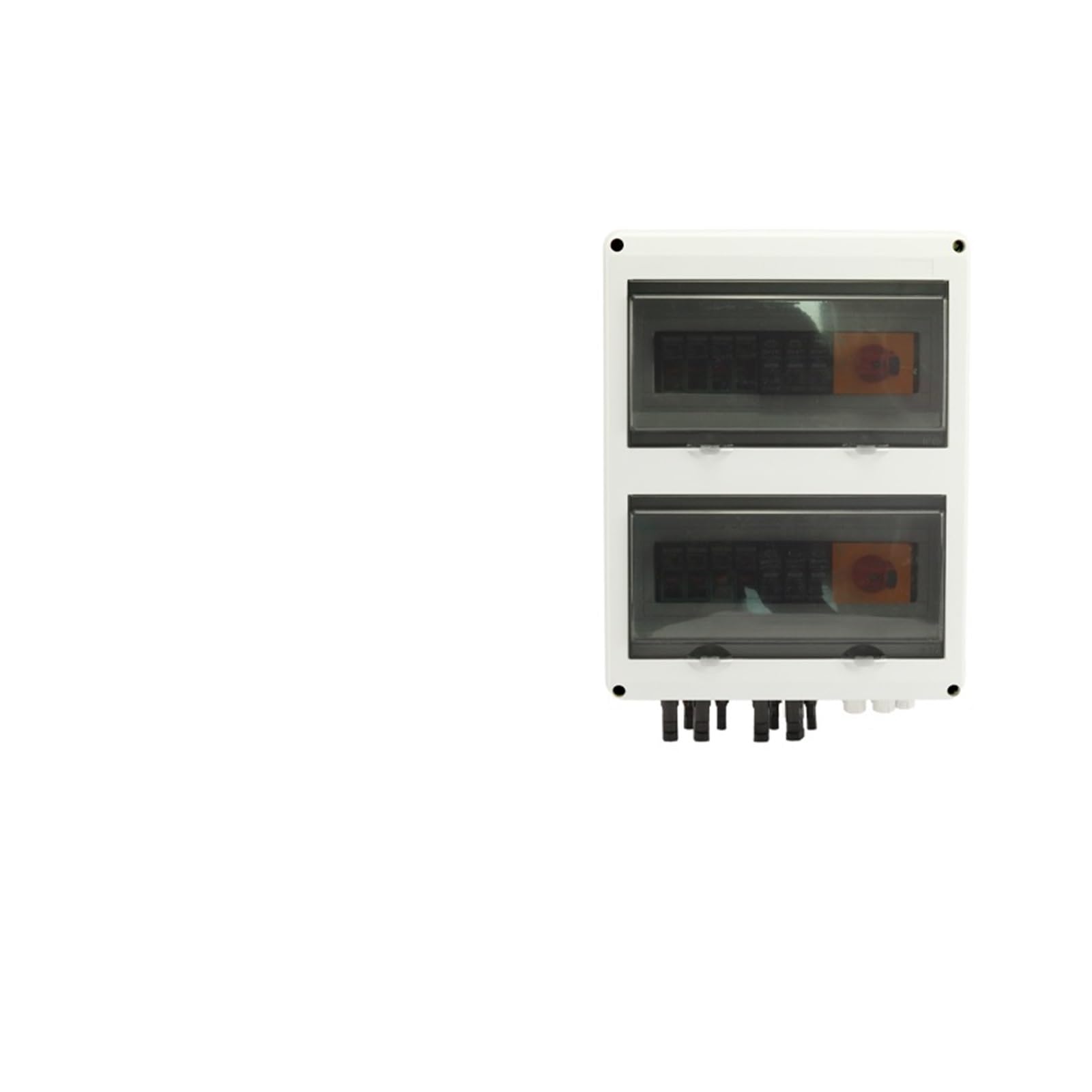 RWRAPS Scatola combinatrice DC Impermeabile da Esterno a 4 Corde 4 ingressi 2 uscite 1000V IP65 HT Box fotovoltaico con Protezione Contro Le sovratensioni solari (Color : 4in2out DC1000V-01)
