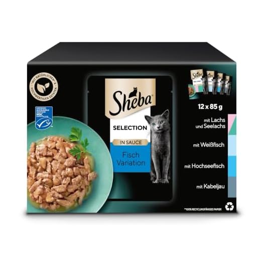 Sheba Katzen Nassfutter Fisch Variation 4x12x85g
