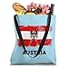 Austria Flag Österreich Autriche White Red and Eagle Tote Bag