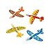 Fun Express Mini Foam Airplane Gliders - Toys, 4” x 3.5” Foam Gliders for Kids - Perfect for Parties, Events, and Outdoor Play - 72 Pieces