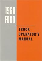 1960 Ford Truck Operator's Manual B00BGB9BBG Book Cover