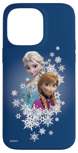 Disney Frozen Anna and Elsa Sisters and Snowflakes Case for iPhone 14 Pro Max