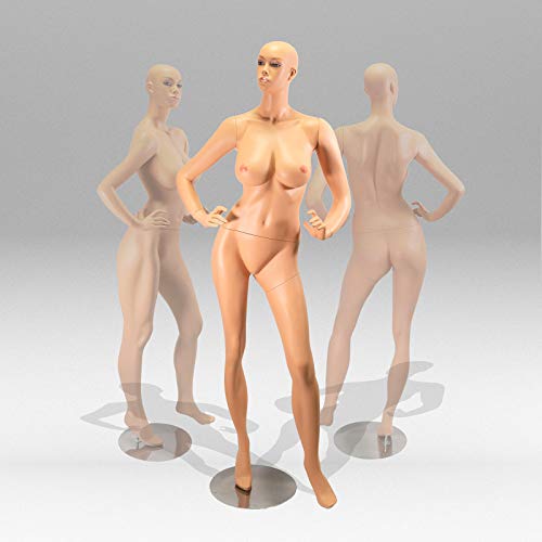 Preisvergleich Produktbild Schaufensterpuppe mit brünetter Perücke