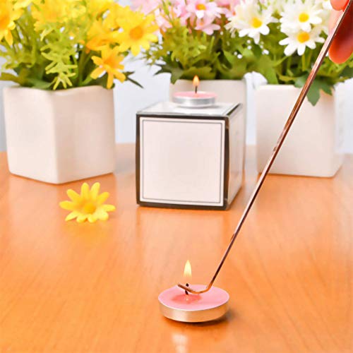 Cabilock Vela Conjunto de Acessórios Em Aço Inoxidável Candle Wick Dipper Snuffer Vela Candle Wick T