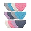 Fruit-of-the-Loom-Womens-Underwear-Beyondsoft-Panties-Regular-Plus-Size Fruit of the Loom Women's Beyondsoft Underwear, Super Soft Designed with Comfort in Mind, Available in Plus Size, Bikini-Cotton Blend-12 Pack-Colors May Vary, 8
