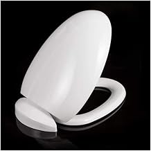 Toilet Lid, Soft Close Toilet Seat, Egg Type Round toilet seat toilet lid plate toilet bowl lid Comfortable Toilet Seat Covers Easy to Install, Assembly
