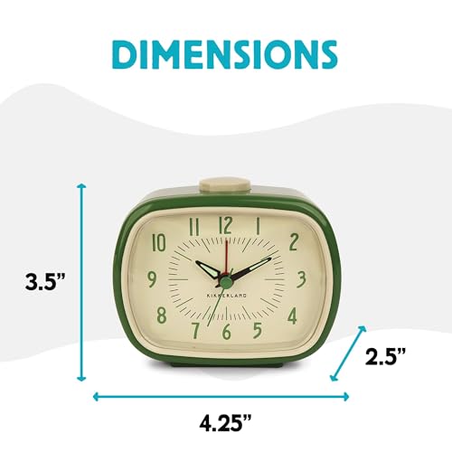 Kikkerland Retro Green Decorative Alarm