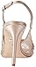 Badgley Mischka Women's Aimee Pump, Nude Satin, 8.5 M US