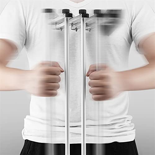 Wall Mounted Space-Saver Clothes Household Easy Storage Drying Rack Folding 4 Drying Rods Washing Cloth Line Airer Bathroom Towel Rail Bar Hooks Retractable Clothes Dry Racks (Size Selfless dedication - Image 8