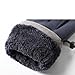 exnox Winter Gloves Men's Windproof, Waterproof Velvet Thickened Warm Gloves, Cycling Touch Screen Warm Gloves, One-size-fits-all, grey