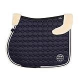 Schabracke weist Futter aus Kunstfell unter dem Sattel, am Widerrist und oben an der Rückseite auf