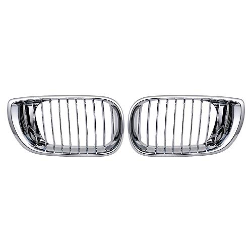 Astra Depot Left Right Chrome Kidney Grille Grill Replacement for