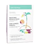 Patchology Resting Beach Face Kit - Soothing Sheet Mask with Aloe Vera and Hydrating Lip Gel - Face...