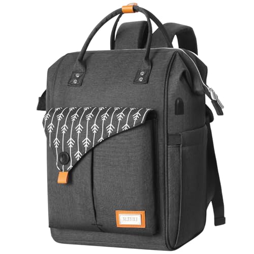 Mochila Mujer con Puerto de USB, Mochila para Portátil 15,6 Pulgadas...
