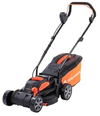 YARD FORCE Tosaerba LM C33 con batteria da 20 V/4,0 Ah, larghezza di taglio ca. 33 cm, altezza di taglio 20 – 60 mm, con sacca ibrida da da 30 litri, batteria e caricatore inclusi