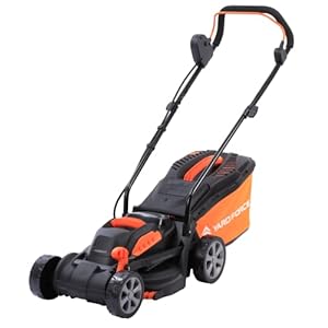 Yard Force Grasmaaier LM C33 incl. accu 20 V / 4,0 Ah, maaibreedte ca. 33 cm, maaihoogteverstelling 20-60 mm, met hybride opvangzak 30 liter, incl. batterij en oplader