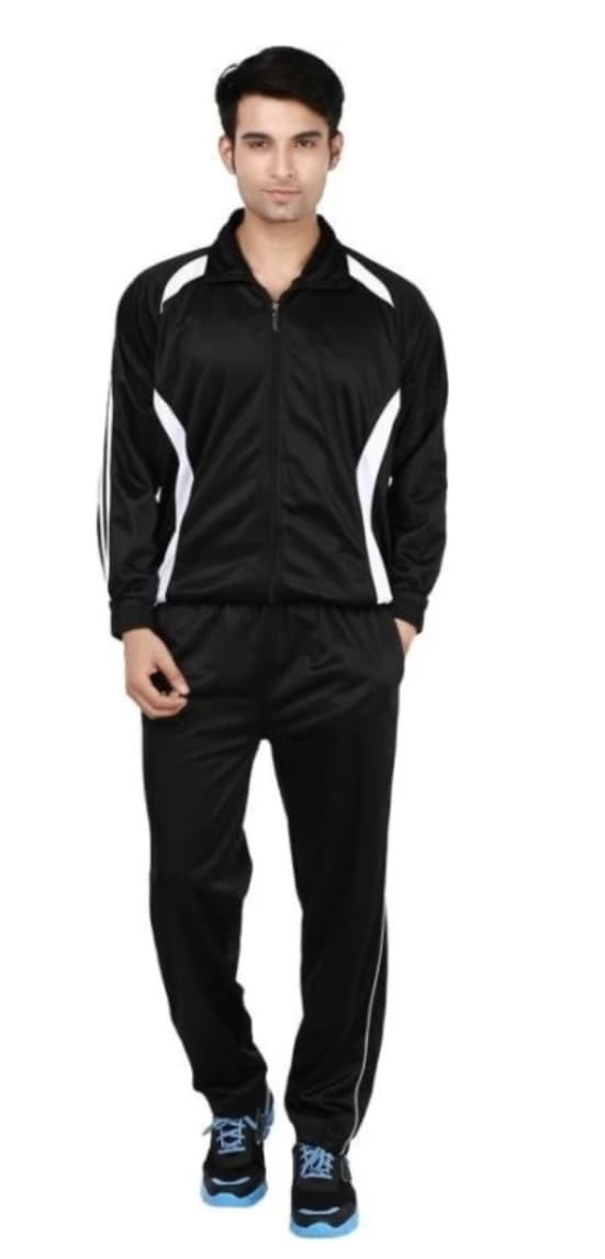 best deal Vdg Polyester Tracksuit (Navy Blue, 36)-picture-28