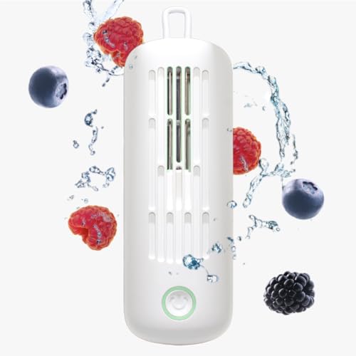 Etonville Appareil de nettoyage pour fruits et légumes - Éliminateur de pesticides, bactéries et hormones | Lave-fruits dans l'eau | Purificateur de légumes