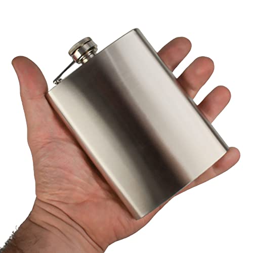 Porta whisky de aço cantil 8 oz 236ml CBRN01446 - Commerce Brasil