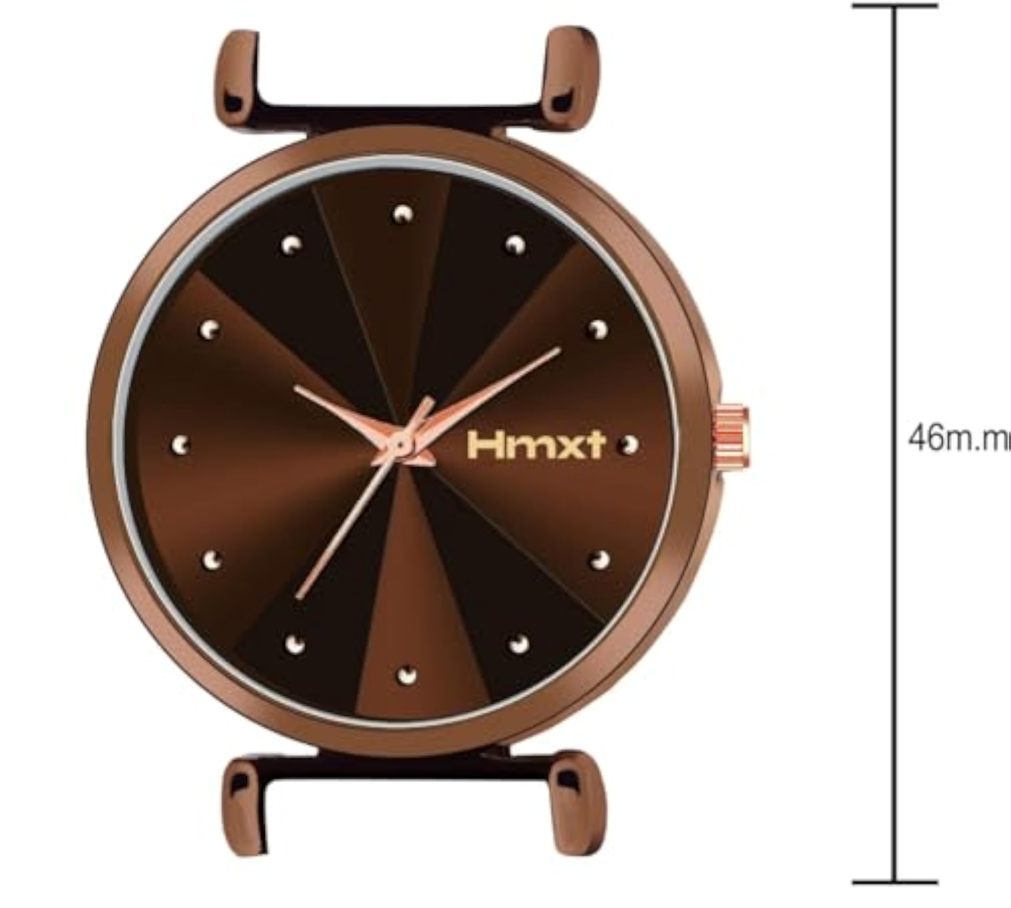 Women's 196 Analog Watch with Brown Sunburst Dial