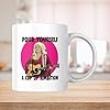Funny Mug for Dolly Parton Fans Birthday Pour Yourself A Cup of Ambition Country Music Coffee Cup CMUG11 #2