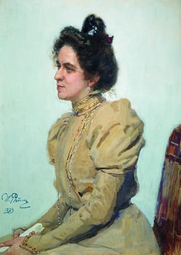 Portrait de l'actrice Sazonova-shuvalova Repin pour mur de chambre