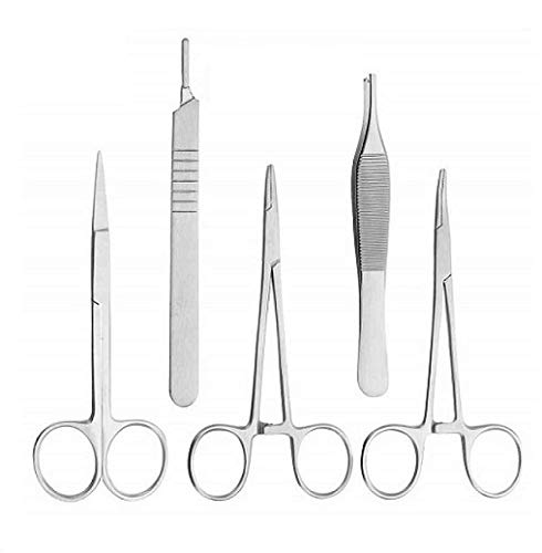 Forgesy 5 PCS. OF SURGICAL INSTRUMENT : 1 NEEDLE HOLDER ; 1 ADSON FOREP ; 1 ARTERY FORCEPS ; 1 IRIS SCISSOR 4.5 INCH, 1 B.P HANDLE 3 NO. (B08PV55FTB) Amazon Price History, Amazon Price Tracker