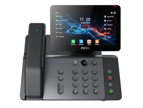 Fanvil V66 Pro Business IP Phone with Color Display, HD Audio, VoIP Desk Phone for Office Communication