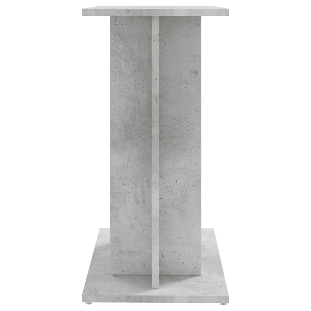 vidaXL Soporte para Acuario Madera ingeniería Gris hormigón 60x30x60cm