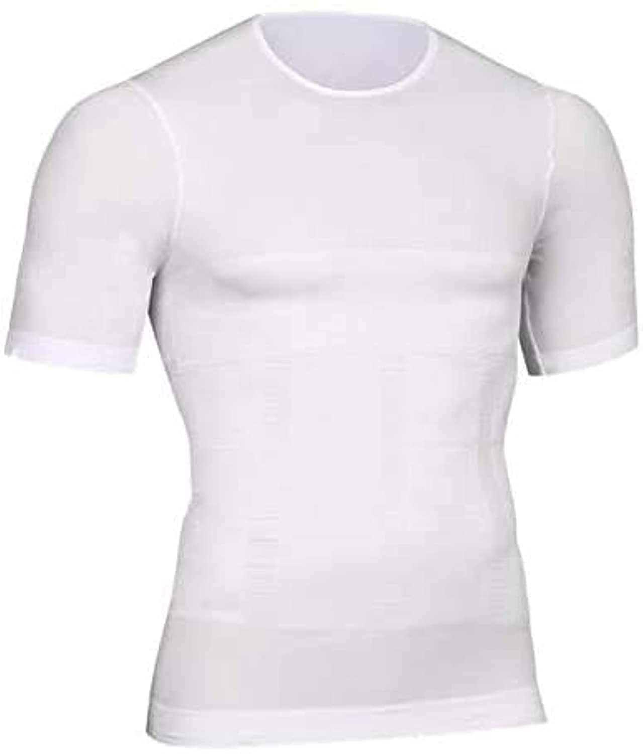 Short sleeves tank corset men corset abdomen vest muscle body shaper top