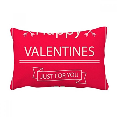 Coussin lombaire St Valentin multicolore 16x24 pouces pour canapé