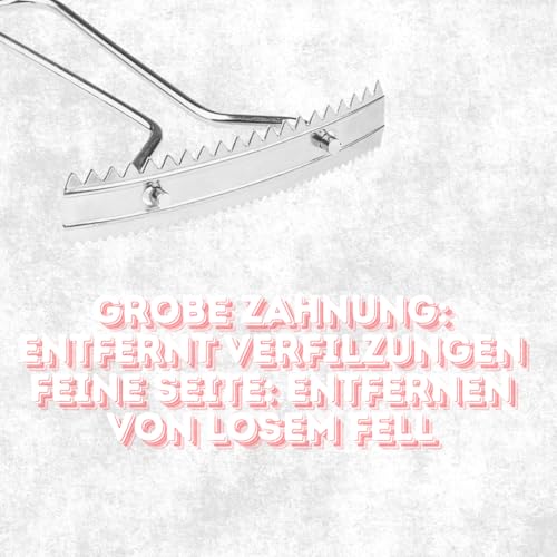 EHASO Metall-Striegel