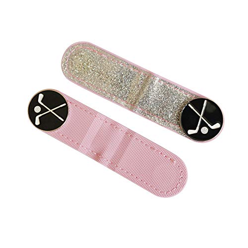 Golters Glitering Pvc Golf Hat Clip With Ball Marker (2 Hat Clip And Golf Ball Markers) #TOP2