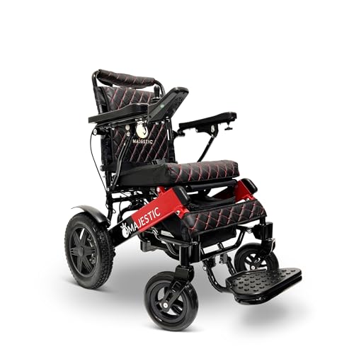 Majestic IQ-9000 Electric Wheelchairs for Adults,Foldable Lightweight Electric Wheelchair,Light Weight Wheelchairs for Seniors,Power Motorized Wheel Chair,19 Miles Long Travel Range