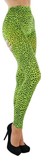 Image of ToBeInStyle Women's Slashed Ripped Shredded Distressed Hosiery Tights Leggings Music Festival