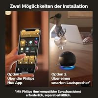 Philips Hue White Ambiance E27 LED Glühbirne, 1600lm, warm- bis kühlweiß, dimmbar, steuerbar via App, kompatibel mit Amazon Alexa (Echo, Echo Dot), alte Generation – Ansicht 9