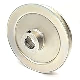 Phoenix Mfg. V-Groove Drive Pulley, 6'' Diameter, 1' Bore, Steel